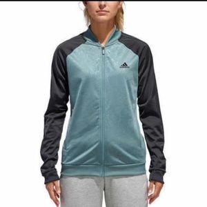 Adidas embossed track jacket